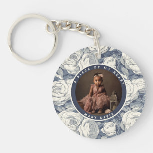 Porte-clés Cadeaux d'anniversaire élégants pour elle Fleur de