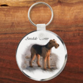 Porte-clés Cadeaux d'art Airedale Terrier (Recto)