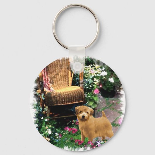 Porte-clés Cadeaux d'art de Norfolk Terrier (Recto)
