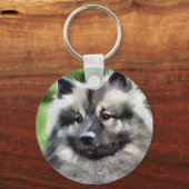 Porte-clés Cadeaux d'art Keeshond (Recto)