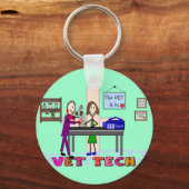 Porte-clés Cadeaux d'art Vet Tech (Recto)