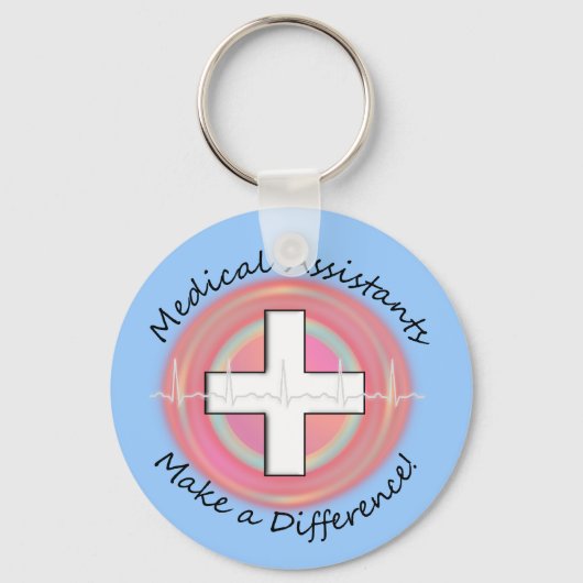 Porte-clés Cadeaux d'Assistant Médicale uniques (Recto)