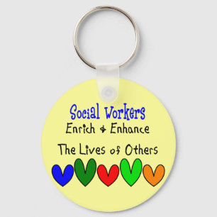 Porte-clés Cadeaux d'assistant social