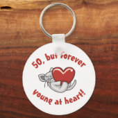 Porte-clés Cadeaux de 50e anniversaire mignons (Recto)