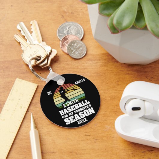 Porte-clés Cadeaux de baseball customisés pour garçons et fil (Bureau)