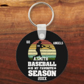 Porte-clés Cadeaux de baseball customisés pour garçons et fil (Recto)