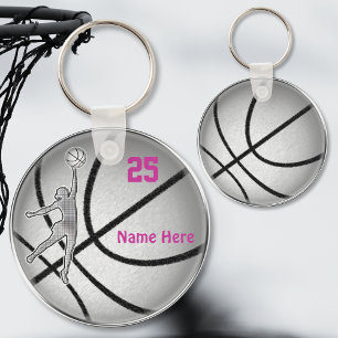 Porte-clés Cadeaux de basket-ball pour filles équipe PERSONNA
