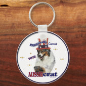 Porte-clés Cadeaux de berger australiens (Recto)