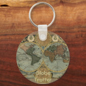 Porte-clés Cadeaux de cartes du Vieux-Monde (Recto)