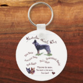 Porte-clés Cadeaux de chien de bétail australien (Recto)