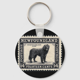 Porte-clés Cadeaux de chiens de Terre-Neuve