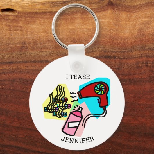 Porte-clés Cadeaux de coiffure (Verso)