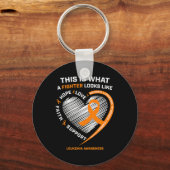 Porte-clés Cadeaux de combat de sensibilisation Hommes Femmes (Recto)