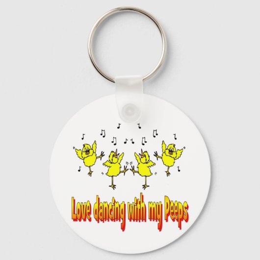PORTE-CLÉS CADEAUX DE DANSE AVEC MES PEEPS (Recto)