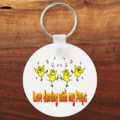 PORTE-CLÉS CADEAUX DE DANSE AVEC MES PEEPS (Recto)