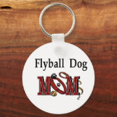 Porte-clés Cadeaux de Flyball Chien Maman (Recto)