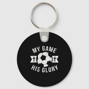 Porte-clés Cadeaux de football chrétiens pour adolescents gar