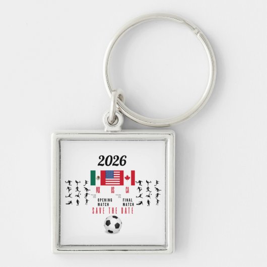 Porte-clés Cadeaux de football pour les fans (Devant)