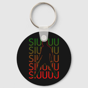 Porte-clés Cadeaux de football Siuuu pour les amateurs de foo