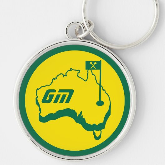Porte-clés Cadeaux de golf australiens (Devant)