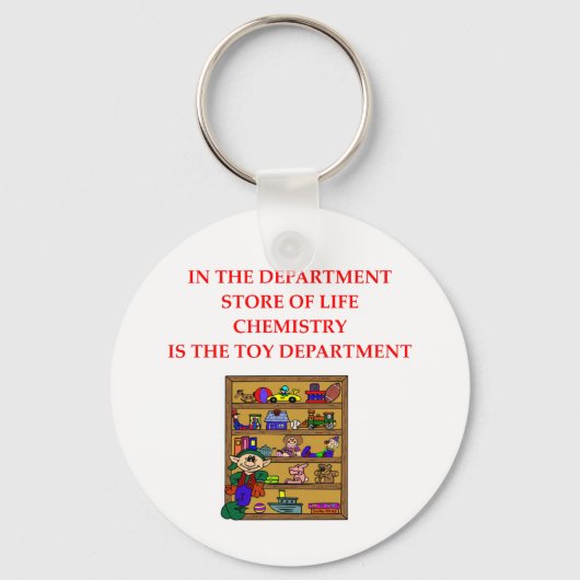 Porte-clés Cadeaux de la CHIMIE (Recto)