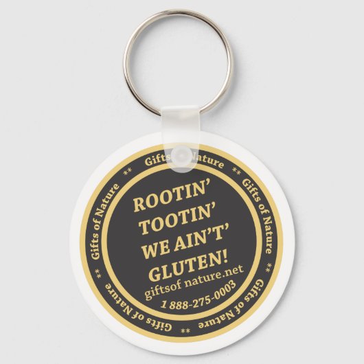 Porte-clés Cadeaux De La Nature Slogan (Recto)