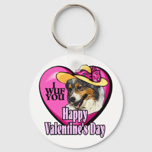 Porte-clés Cadeaux de la Saint-Valentin pour Berger Australie