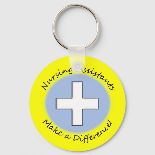 Porte-clés Cadeaux de l'adjoint aux soins infirmiers "Faire u (Recto)