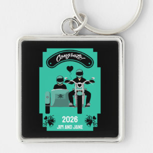 Porte-clés Cadeaux De Mariage De Moto Pour Couple