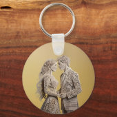 Porte-clés Cadeaux de mariage pour mariée et chambre (Verso)