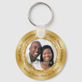 Porte-clés Cadeaux de Merci pour les idées de clients Mariage (Recto)