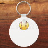 Porte-clés cadeaux de mère de softball.png (Recto)