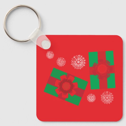 Porte-clés Cadeaux de Noël (Recto)