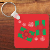 Porte-clés Cadeaux de Noël (Recto)