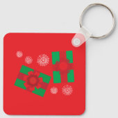 Porte-clés Cadeaux de Noël (Dos)