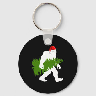 Porte-clés Cadeaux de Noël amusants BigFoot le Père Noël