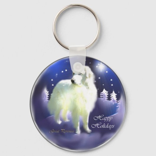 Porte-clés Cadeaux de Noël des Grands Pyrénées (Recto)