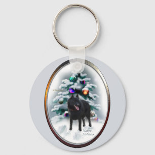 Porte-clés Cadeaux de Noël Schipperke
