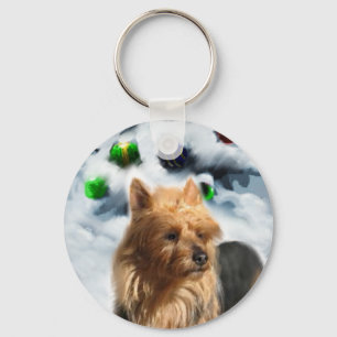 Porte-clés Cadeaux de Noël Terrier australien