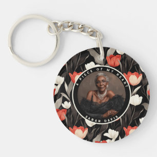 Porte-clés Cadeaux de Noël Vibrants Pour Lui Photo Tulipe
