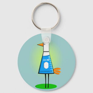 Porte-clés Cadeaux de "oiseau de Beeker" de chimiste