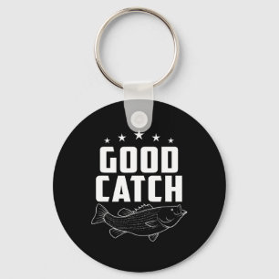 Porte-clés Cadeaux de pêche drôles Bonne prise
