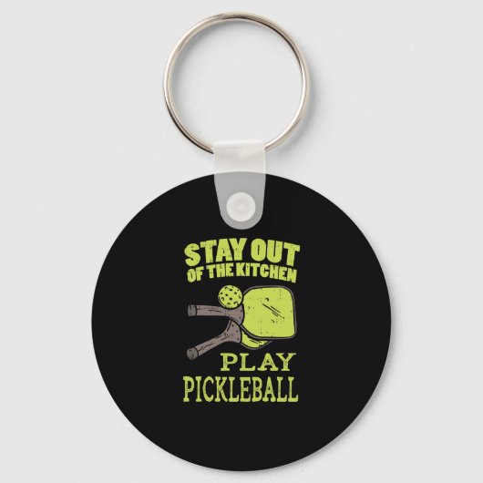 Porte-clés Cadeaux De Pickleball (Recto)