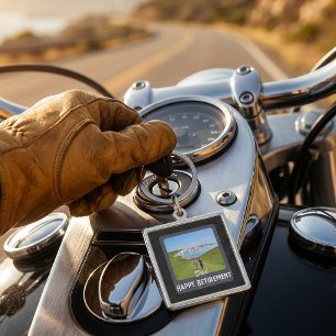 Porte-clés Cadeaux de retraite de moto personnalisés pour pap