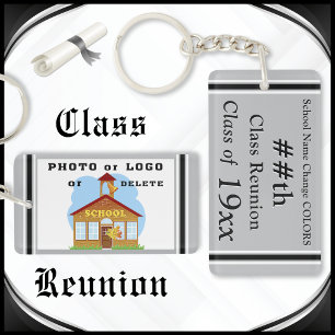 Porte-clés Cadeaux de Réunion de Classe Personnalisés. Réunio