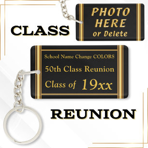 Porte-clés Cadeaux de réunion de classe personnalisés, Réunio