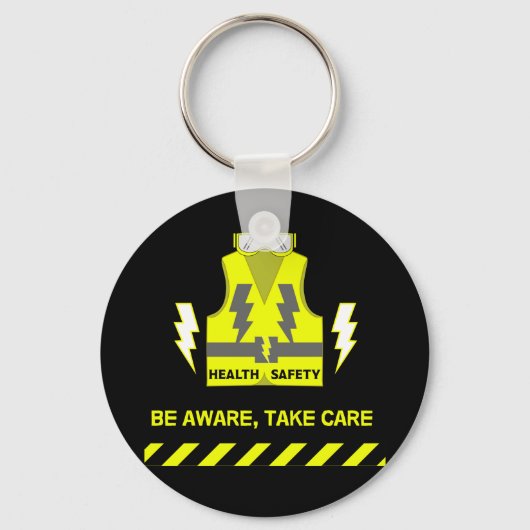 Porte-clés Cadeaux De Santé Et De Sécurité Pour Les Employés (Recto)