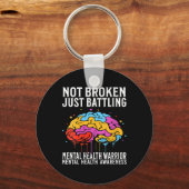 Porte-clés Cadeaux de sensibilisation à la santé mentale des  (Recto)