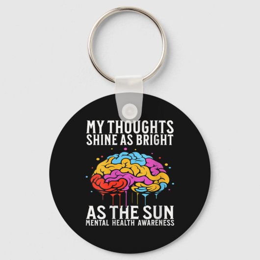 Porte-clés Cadeaux de sensibilisation à la santé mentale des  (Recto)