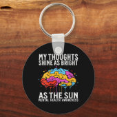 Porte-clés Cadeaux de sensibilisation à la santé mentale des  (Recto)